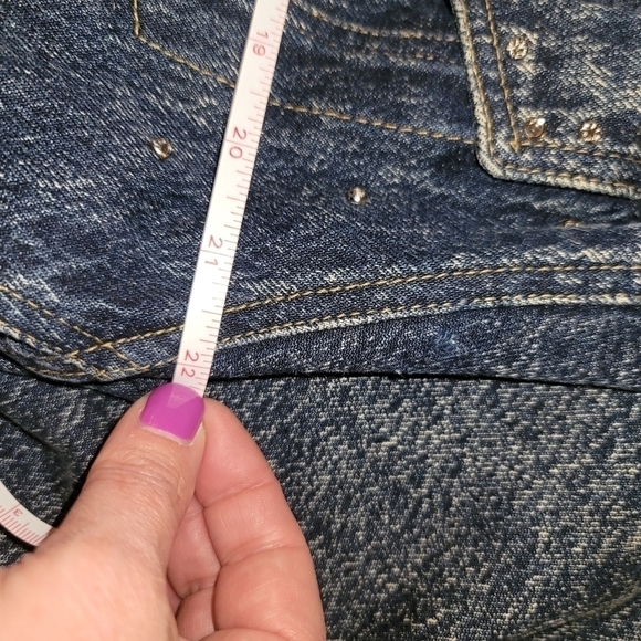 DENIM Vintage Hand painted Jacket - Picture 13 of 14